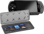 OSTENT 10 in 1 Game Memory Card Holder Case Storage Box Compatible for Sony PSV PS Vita Color Black