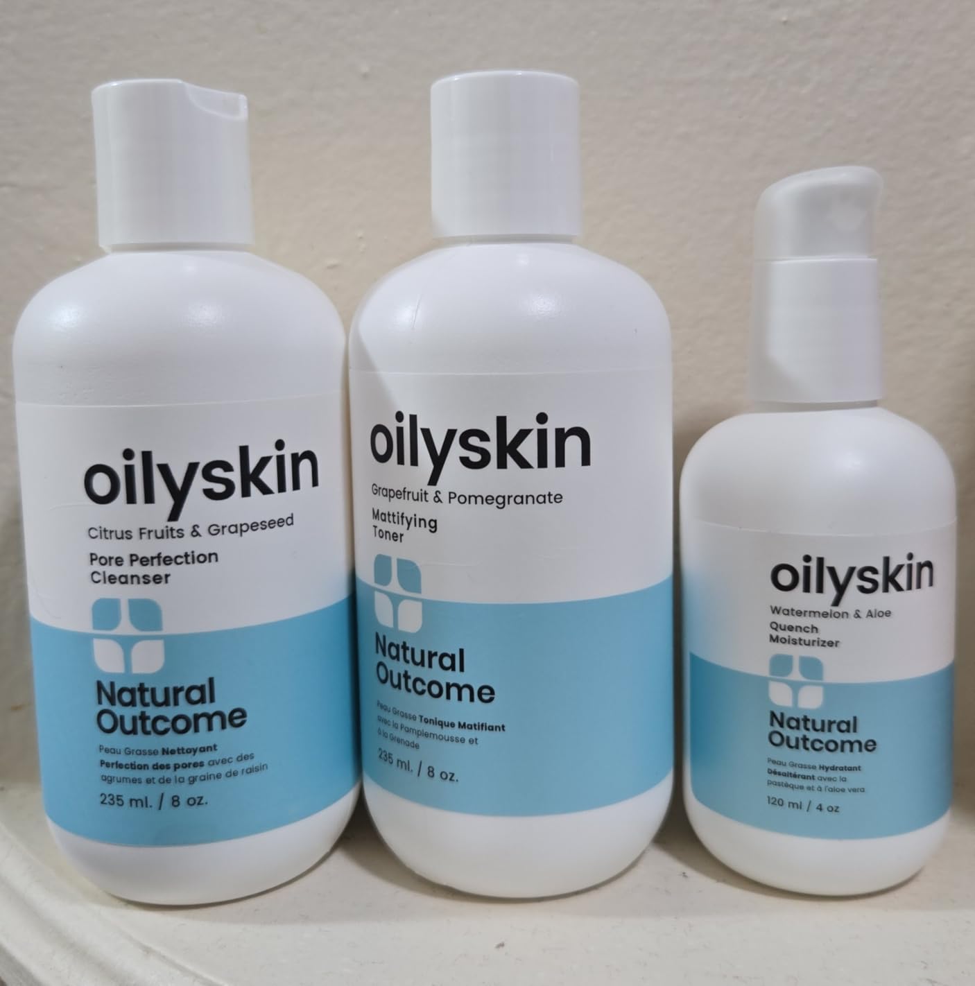 Natural Outcome Oily Skin Moisturizer | Oil Free Daily Facial Moisturizer Gel w/Hyaluronic Acid | Watermelon & Aloe Vera Hydrating Face Lotion | Non-Greasy Lotion for Oily Skin Types | 4 oz