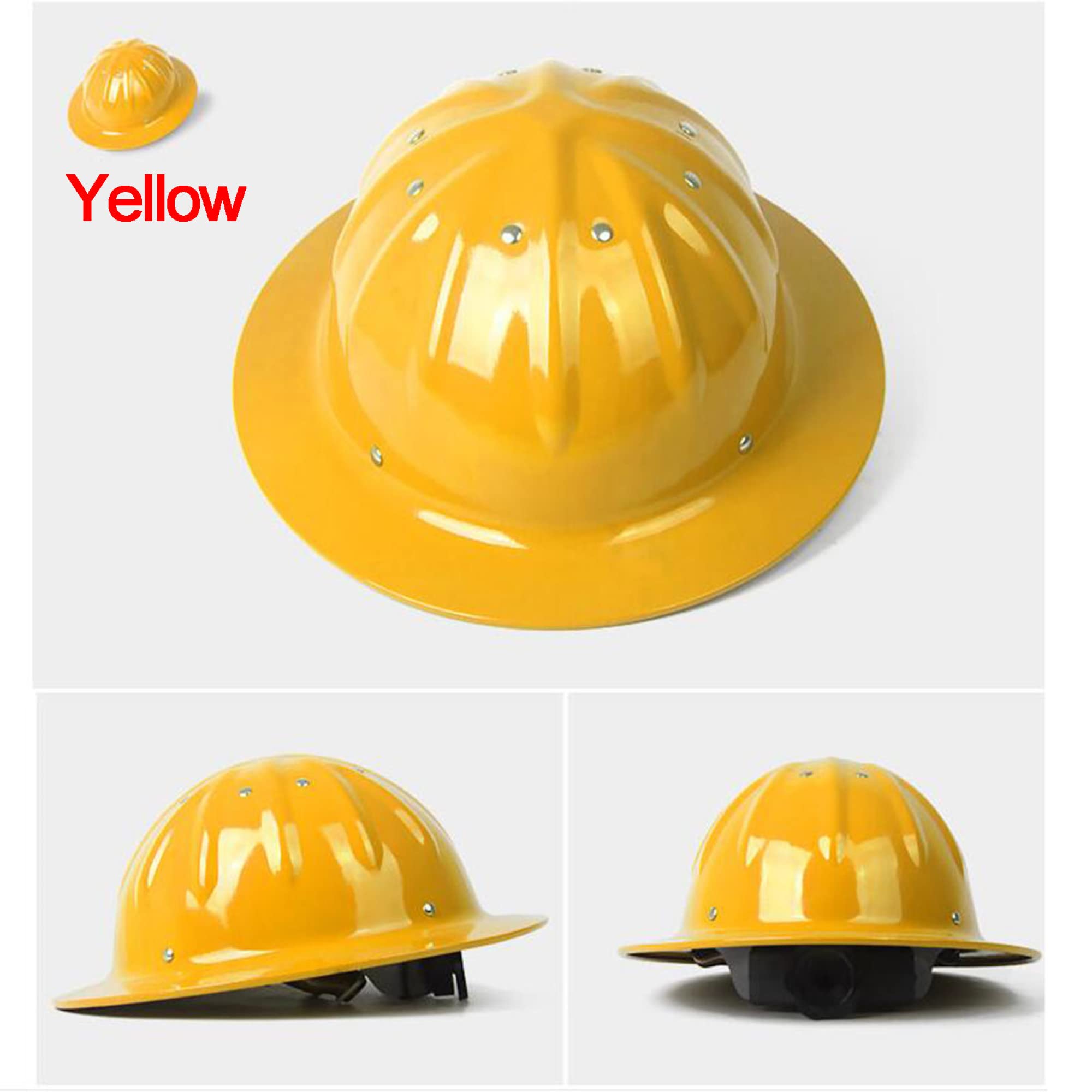 Casco de Seguridad Casco de Protección Industrial, Casco de Seguridad de Construcción Aleación de Aluminio, Sombrero Duro de Amortiguación de 4 Puntos, Sombrero de Ciclismo