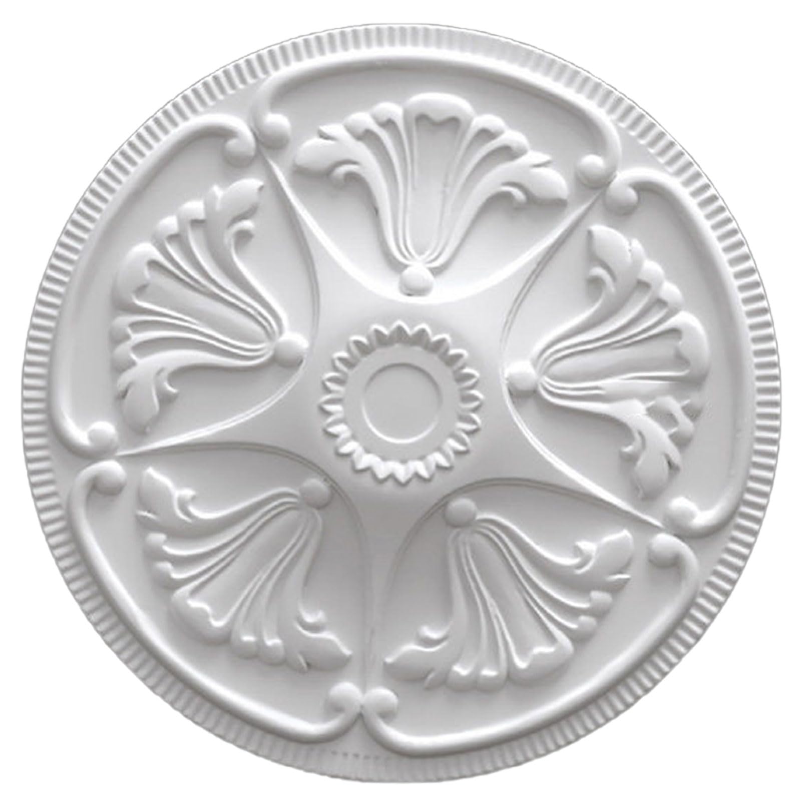 Foelanne White P Decorative U Chandelier Ceiling Medallion 27-66Cm(,58Cm)