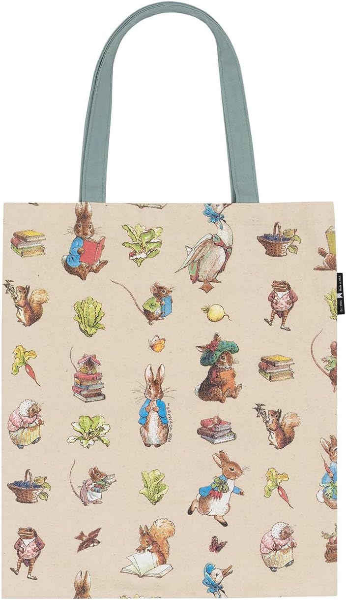 Out of Print Peter Rabbit Tote Bag with Inner Pocket - Gift for Book Lovers - Image 3
