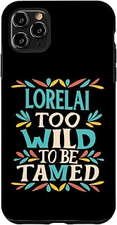 iPhone 11 Pro Max LORELAI Name Cute Retro Girls Wildflower LORELAI Name Case