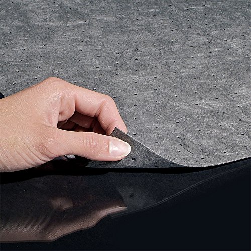 Image of PIG Absorbent Mat Roll | 30 inch W x 150' L | Lightweight Mat Roll | Absorbs up to 20.1 Gallons per Roll | MAT137