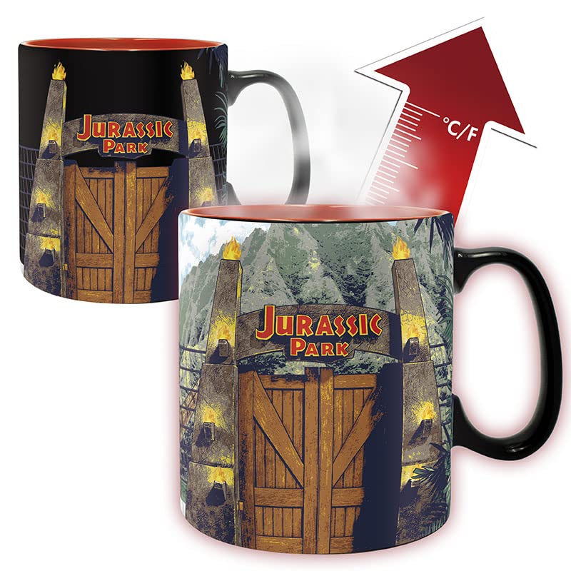 ABYstyle - JURASSIC PARK Taza Heat Change Porte Grand Contenant