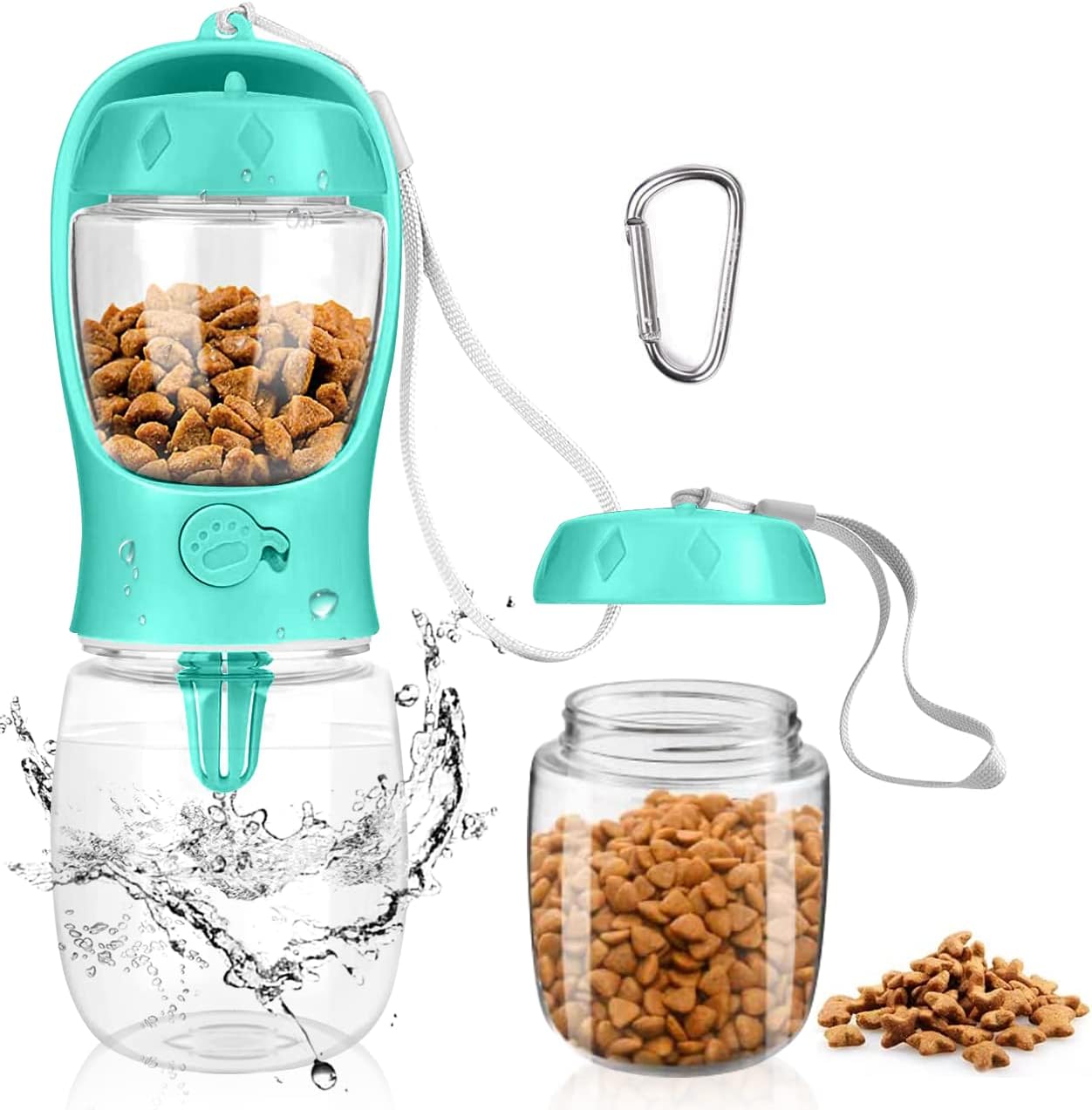 Borraccia Portatile Per Bambini Kawaii A Forma Di Orso - 1000/1400 Ml, Con Cannuccia E Tracolla, Antigoccia - 3