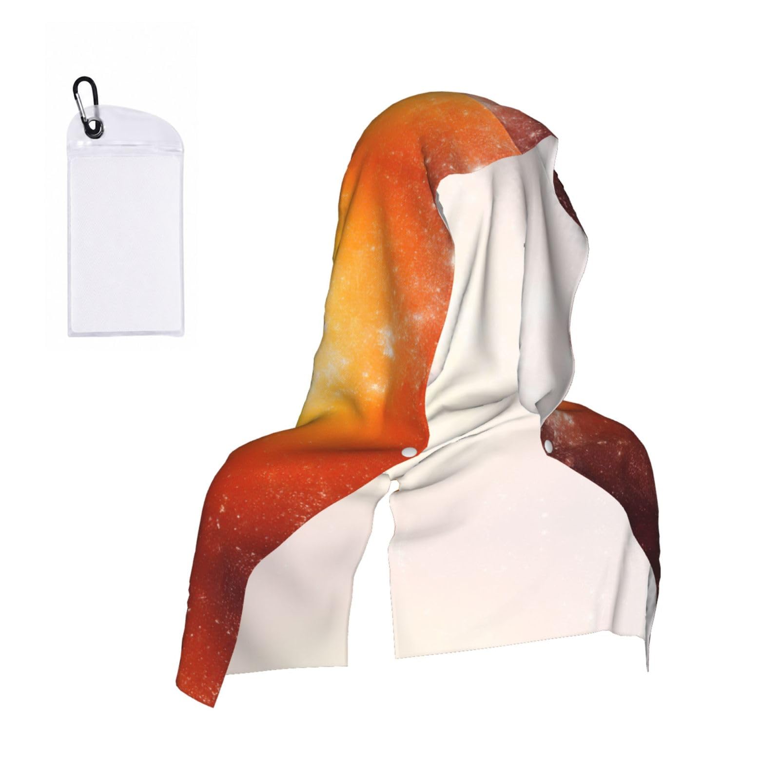 YQxwJL Sun Print Unsex Cooling Hoodie Towel, Cools Instantly When Wet Sun Protection For Sports Fitness Gym