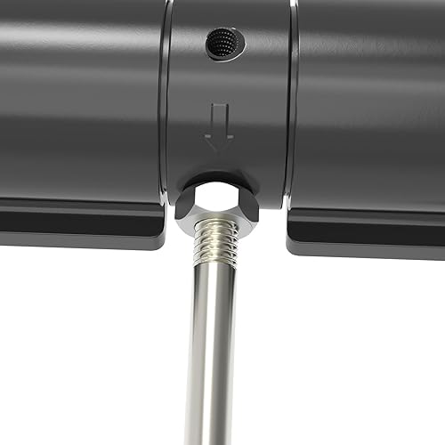 Miniatura 5 de Cierrapuertas automático de seguridad, cierrapuertas para cierre automático, convierte puertas con bisagras en cierre automático, color negro