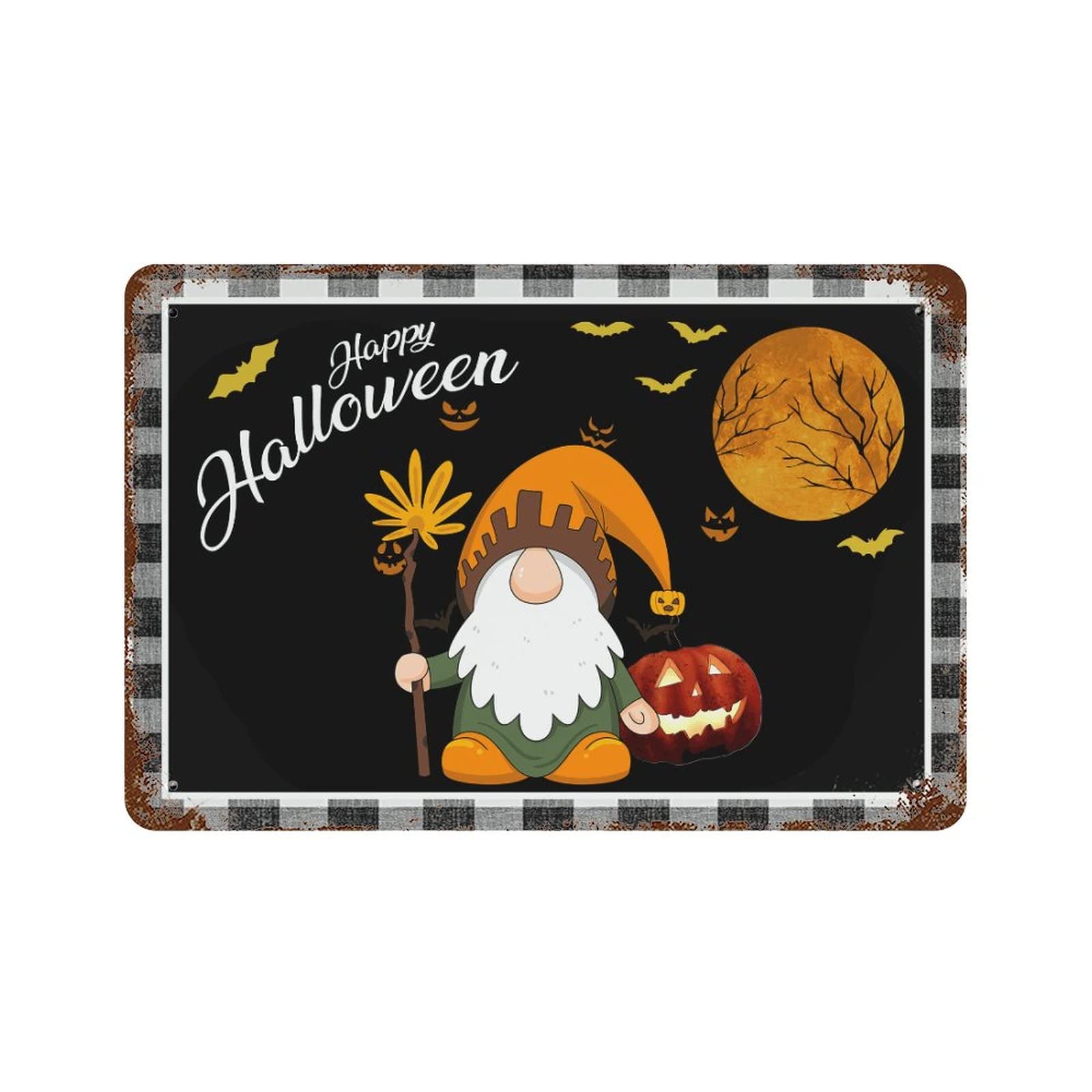 Décoration d'Halloween citrouilles et chauve-souris pour sublimer votre entrée