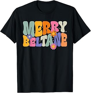 Merry Beltane Groovy T-Shirt