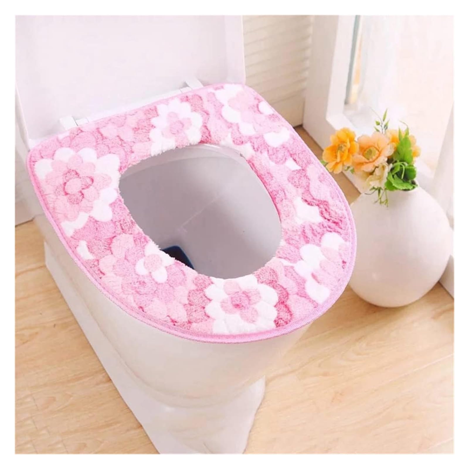 GDHKDDFL Domestic toilet seat covers, Cushion，Warm Winter Cover Toilet mat Bathroom Accessories Soft Universal