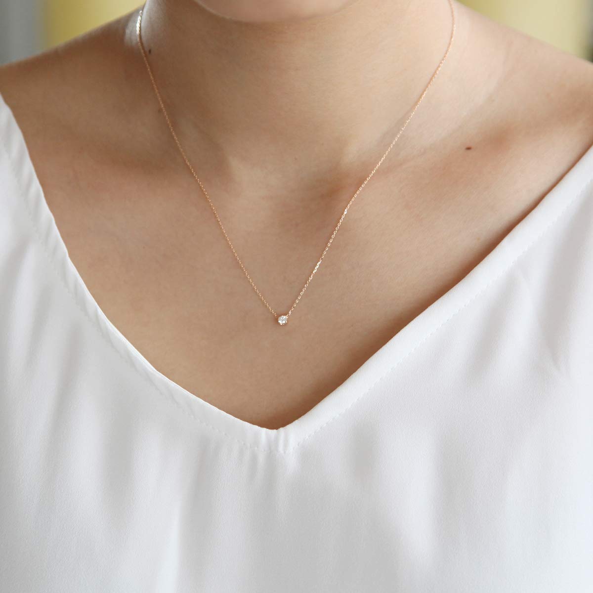 Amazon.co.jp: 4℃(ヨンドシー): K18ゴールド ネックレス