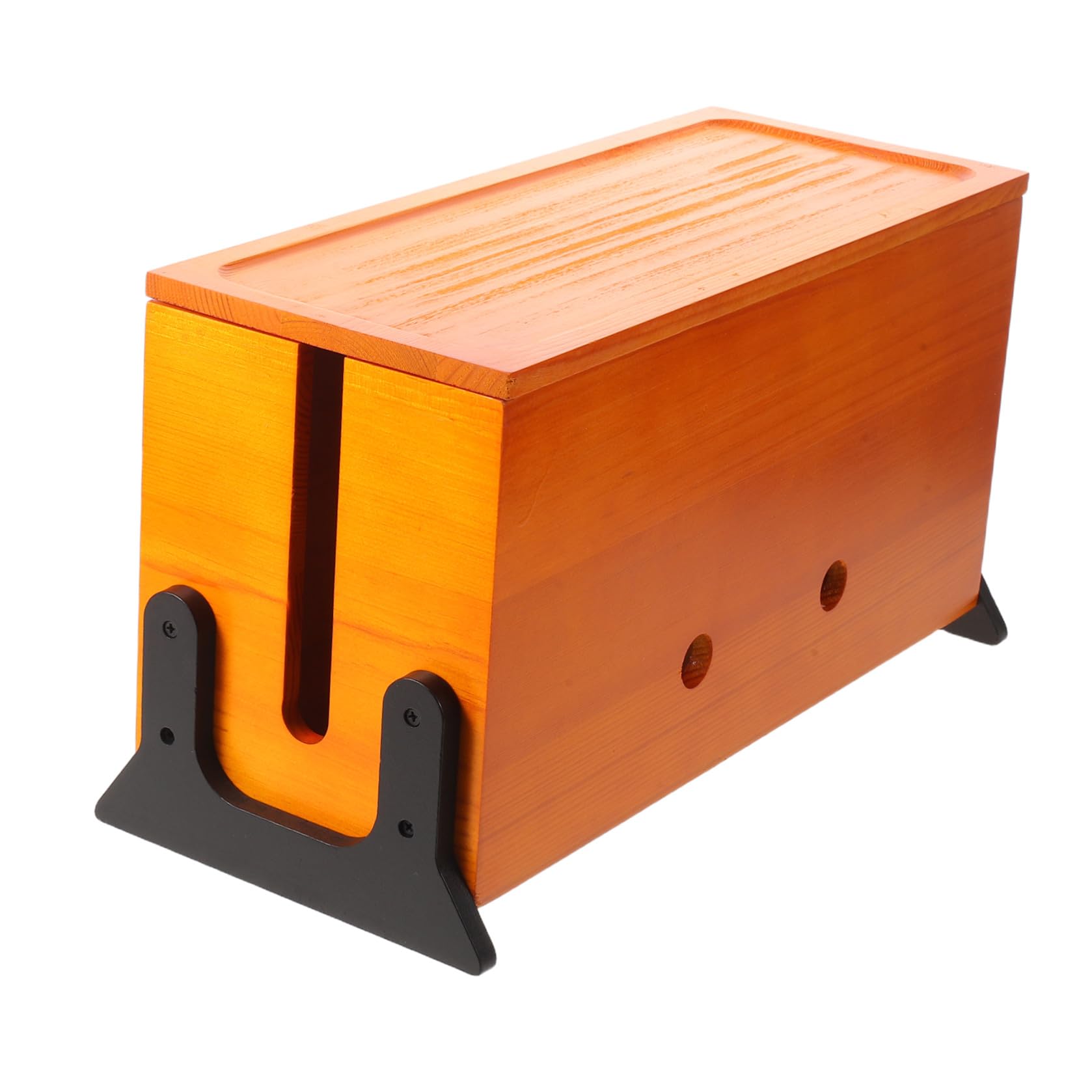 NUOBESTY Scatola Portacavi in Legno per Scrivania con Gestione Cavi Professionale e Design Elegante per Uso su Desktop e Countertop