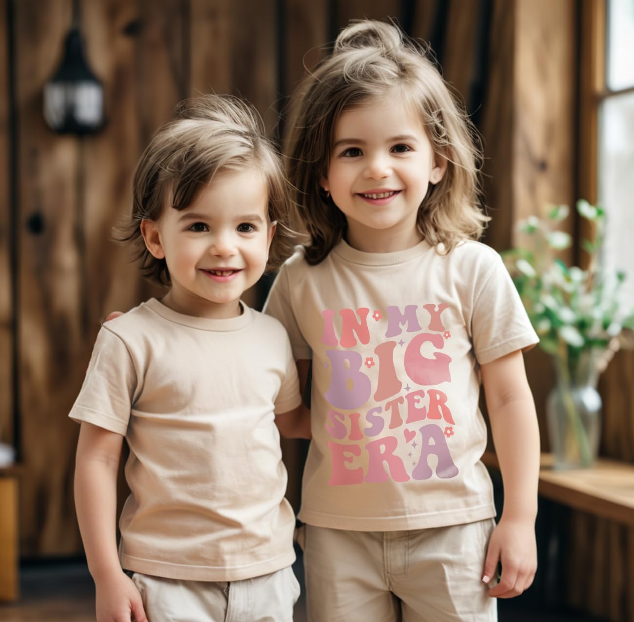 Big Sister Shirt for Toddler Baby Girl Outfits Big Sis Announcement T-Shirt Gifts - Image 4