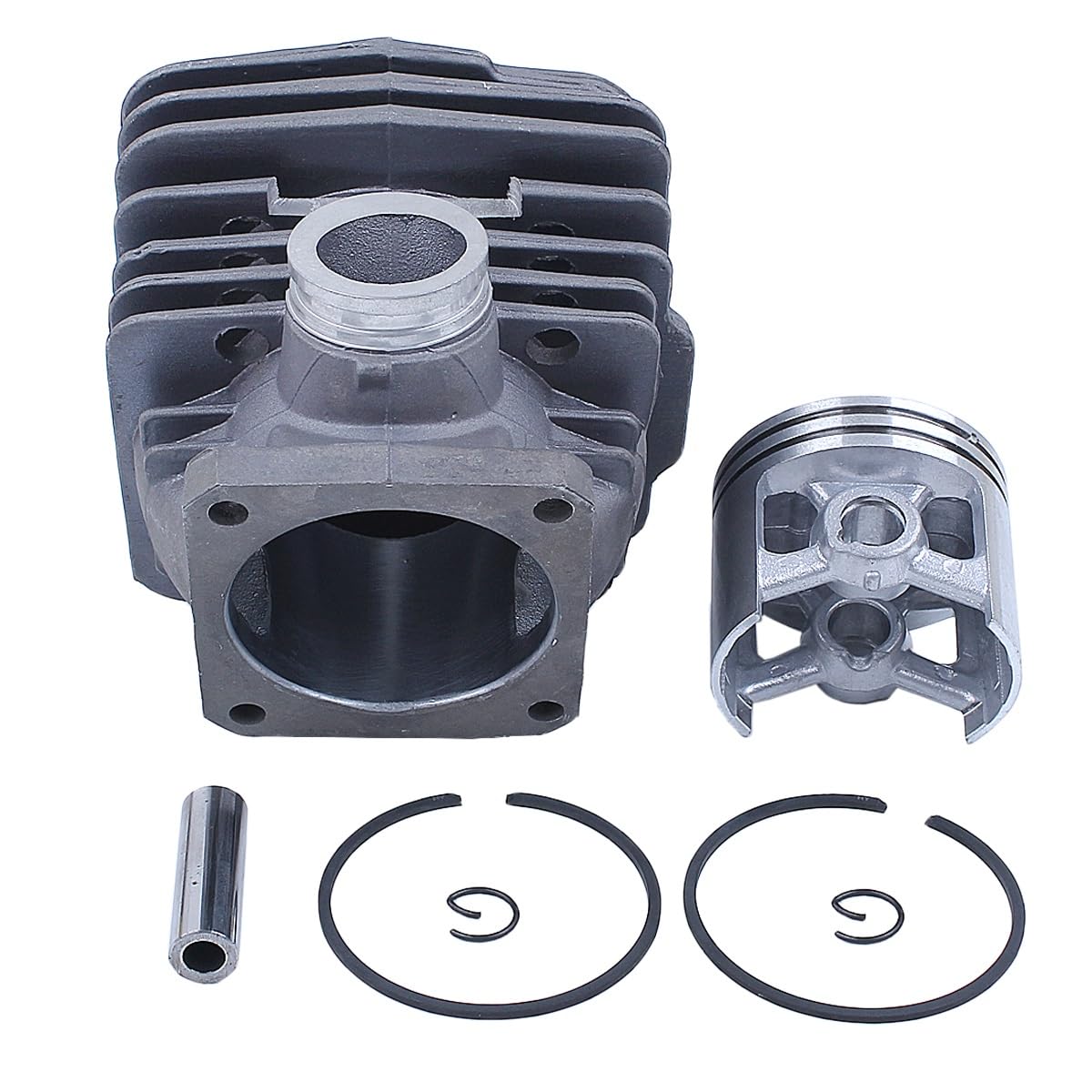Piezas de Herramientas Kit de Filtro de Aire de Sello de Aceite de pistón de Cilindro de 48mm for Stihl 036 MS360#11250201206 repuestos de Motosierra Motosierra Gasolina