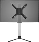One For All TV Stand – Screen size 32-65” - NO drill solution – Elegant designed TV Bracket for all types of TVs – Height adjustable – Tilt 15° - Max Weight 30kg - White – Ultra Slim Line -WM6471 - 4