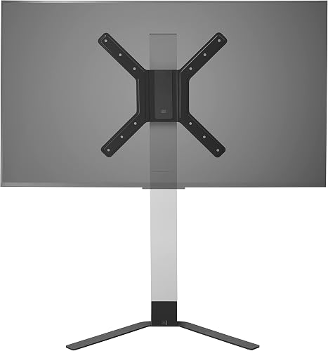 One For All TV Stand – Screen size 32-65” - NO drill solution – Elegant designed TV Bracket for all types of TVs – Height adjustable – Tilt 15° - Max Weight 30kg - White – Ultra Slim Line -WM6471 - 4