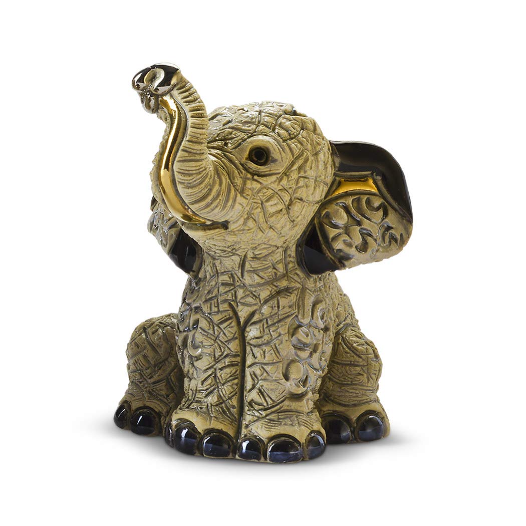 De Rosa Rinconada - Figura de cerámica de elefante asiático