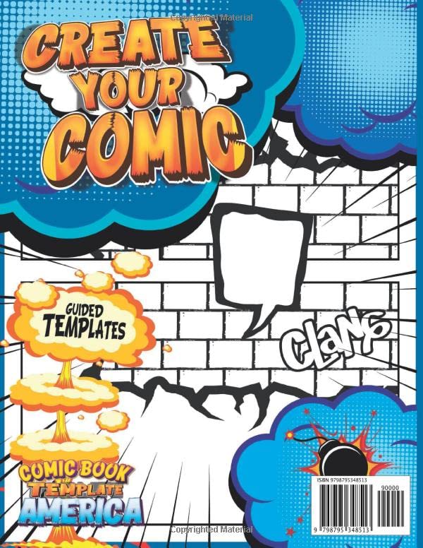 Comic Drawings: Engaging Comic Learning For Kids Ages 5-7 With Easy Panels To Write And Draw A Personalized Comic Book image 3
