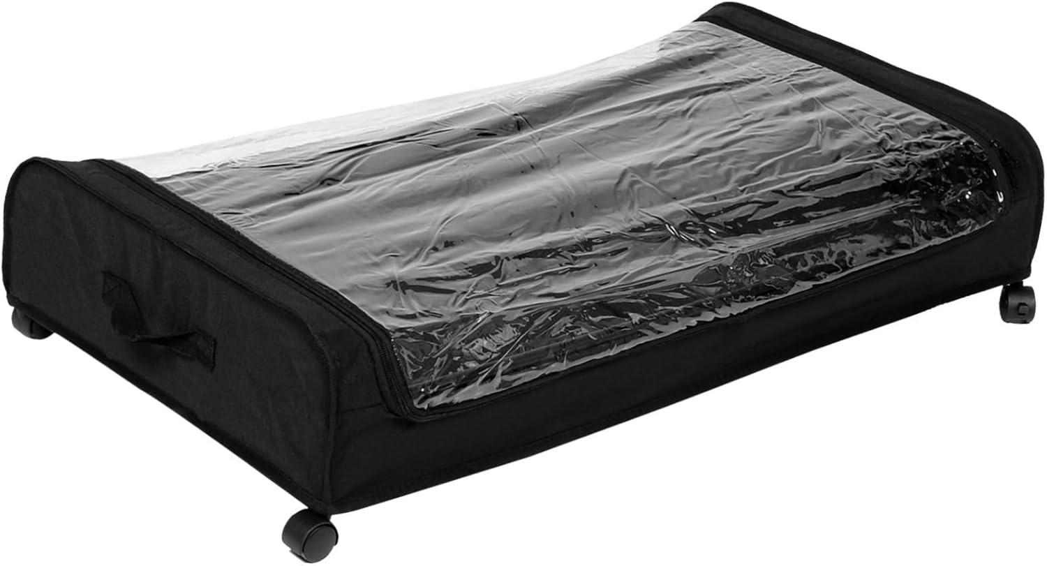 Mobestech Space Saving under Bed Storage Organizers Rolling under Bed Drawers with Wheels for Bedroom