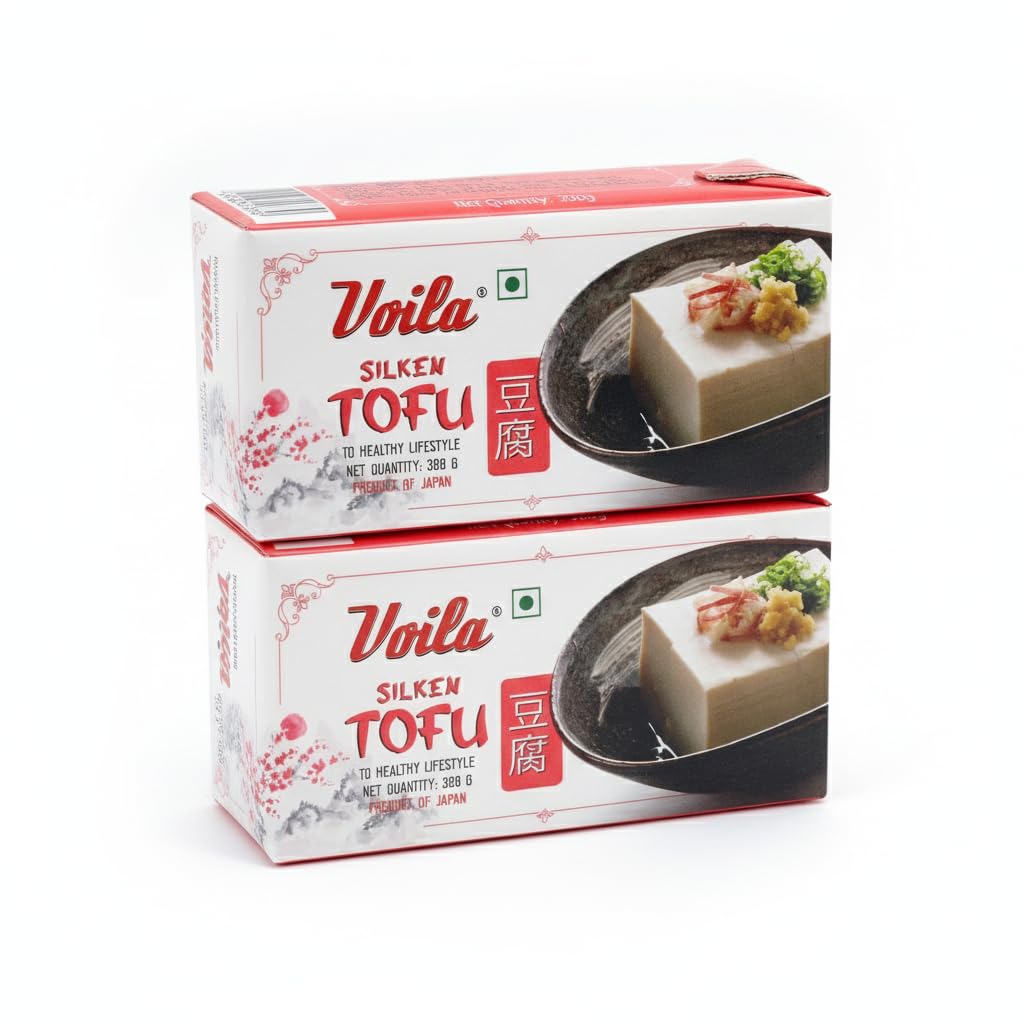 Voila Silken Tofu 600g (pack Of 2) | Low Fat High Protein Japanese Soya Paneer | Ambient Storage | Ideal For Korean, Japanese, Chinese & Asian Cuisine-image-49