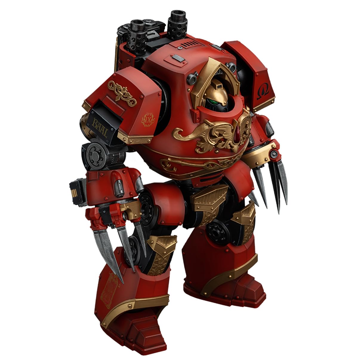 HiPlay JOYTOY Warhammer The Horus Heresy 1/18 Blood Angels Contemptor-Incaendius Dreadnought JT00737 Action Figure Collection Model Gift - Image 4