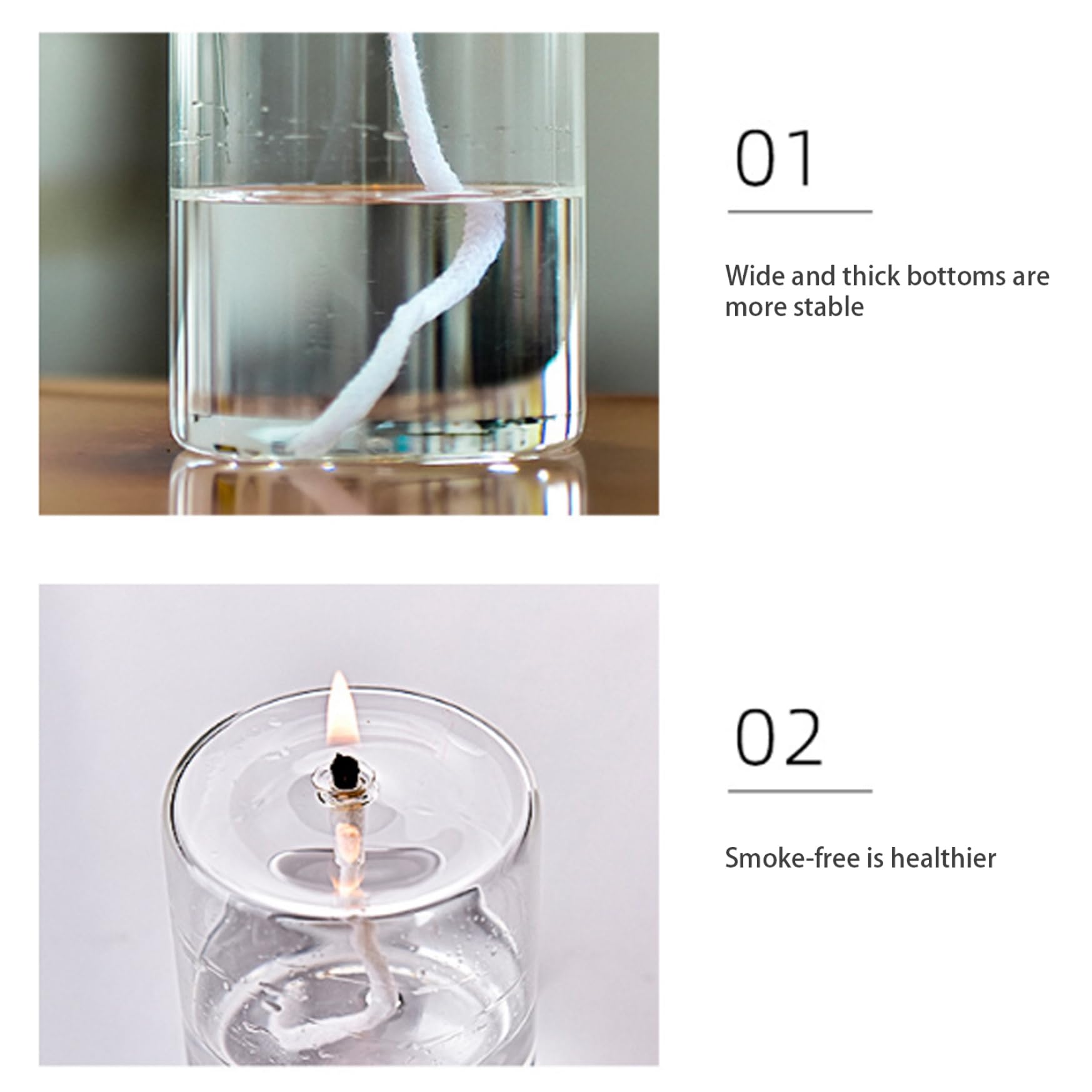 De Betoverende Schijn van de Glazen Olielamp - Flexibele slang
