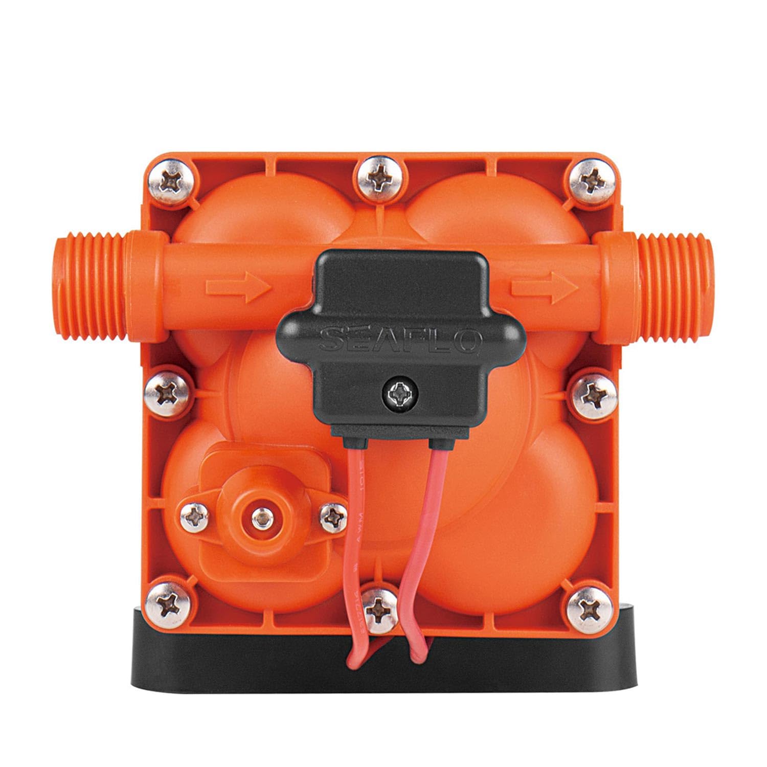 LIGHTEU®, Seaflo 220V 11,3 LPM 3,8 bar 42S Selbstansaugend mit Bypass Membranpumpe für Wasser bei Bedarf für Garten Camper SFDPA2-030-055-42