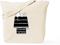 Vista 18 de CafePress Peanuts Snoopy - Bolsa reutilizable de lona color beige natural