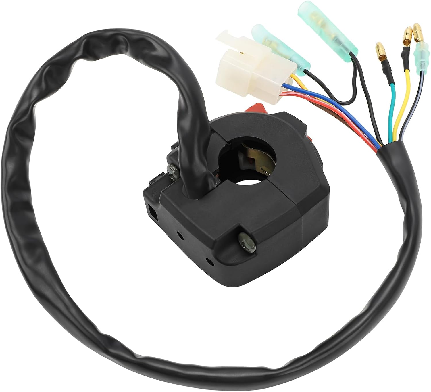 M MATI Left Handlebar Switch Start Kill Stop Headlight Button for Polaris Trail Boss 250 1985-1988 Scrambler 250 1985-1986 Big Boss 250 4x6 1989