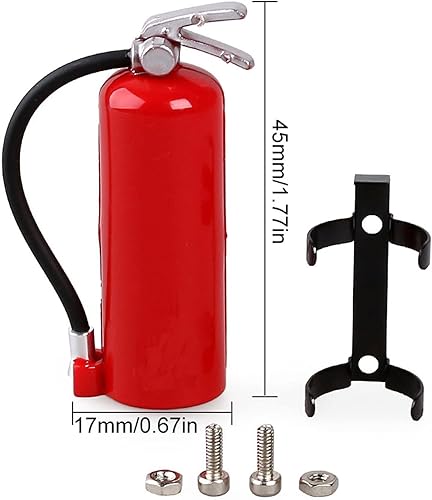 Miniatura 3 de Accesorios de decoración de coche RC Mini tanque de combustible RC Extintor de incendios para 1/10 RC TRX4 Axial SCX10 Redcat GEN7 gen8 D90 TF2 CC01