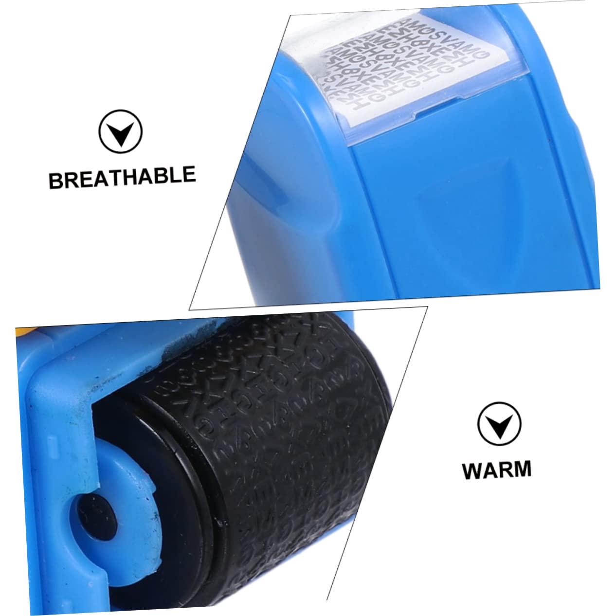 NUOBESTY 3piezas De Estampador De Plástico Para Prevención De Para Ocultar Información Personal y Correspondencia
