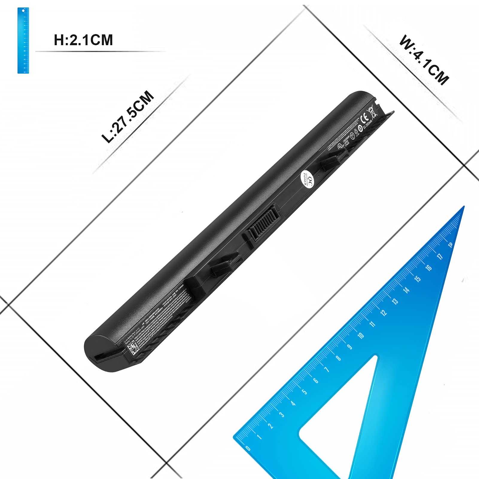 YXXM 15.12V 44Wh A41-D15 Ersatz Akku für Medion Akoya Notebook A31-D15