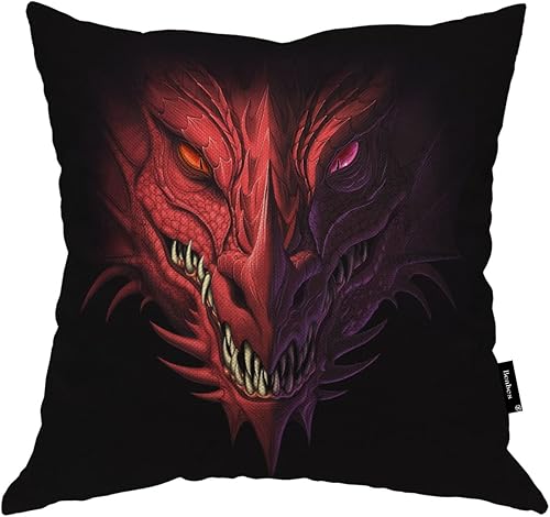 Miniatura 6 de Beabes Funda de almohada de cuervo y rama negra, funda de cojín cuadrada suave con rama de árbol de cuervo negro, decoración del hogar para sofá,