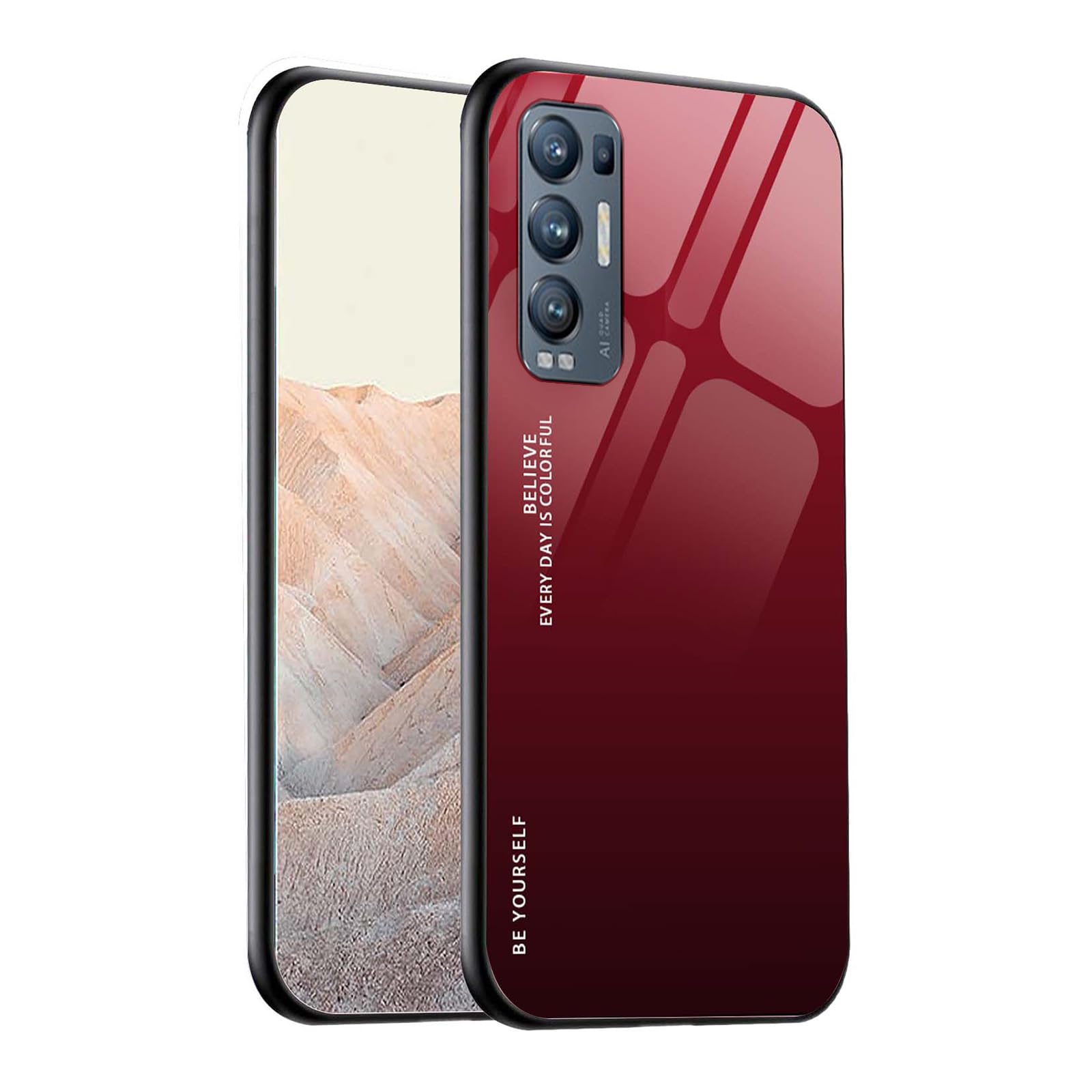 GOGME Cover per Oppo Find X3 Neo + 2 Vetro Temperato | FindTheDeal