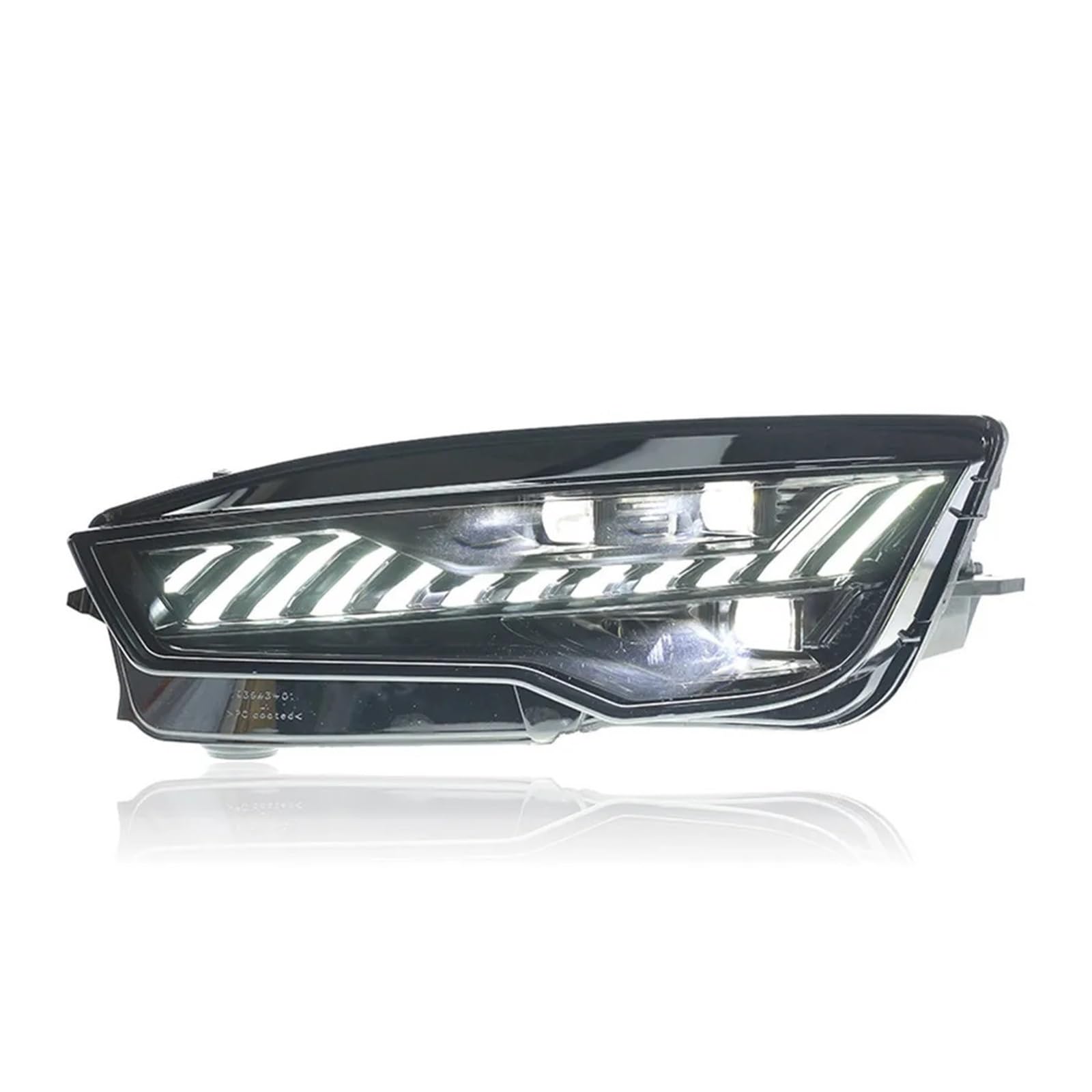 Luci Anteriori per Auto per Audi A7 Gruppo fari 2011-2018 Stile RS7 aggiornato Luci diurne a LED con indicatori di direzione dinamici (- Anno)