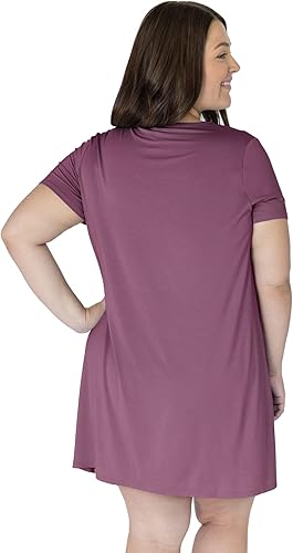 Miniatura 3 de Kindred Bravely Camisón de maternidad y lactancia con dobladillo tulipán Camisón de lactancia materna para mujer