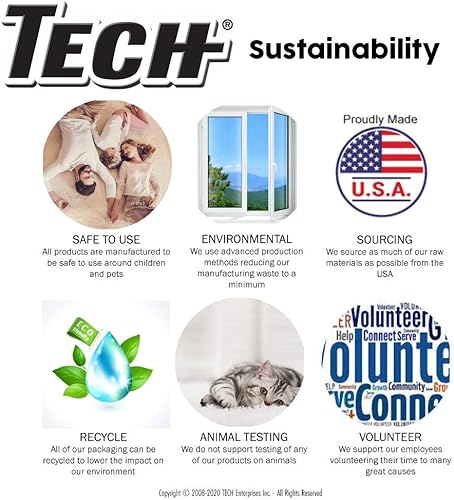 Miniatura 5 de Tech removedor de manchas, botella de spray de 24 oz, paquete de 2, para alfombras, ropa, tapicería y otros tejidos.