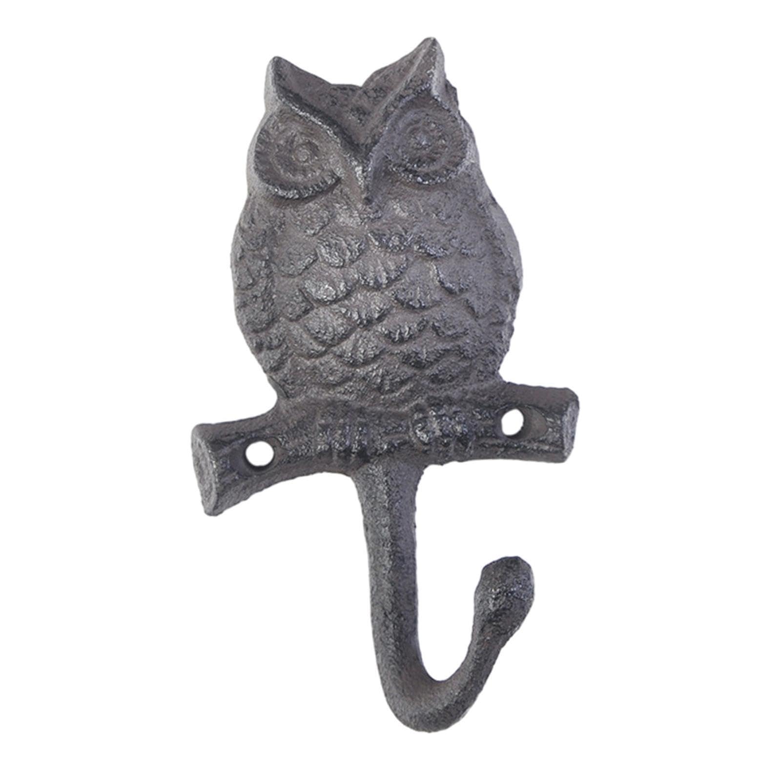 TWISAXC Wall Mounted Hooks Decorative Owl Hanger Decor for Organizing Coats Bags Hats Towel in Homes Accessories. Wall Mounted Hook with Strong Bearing Capacity