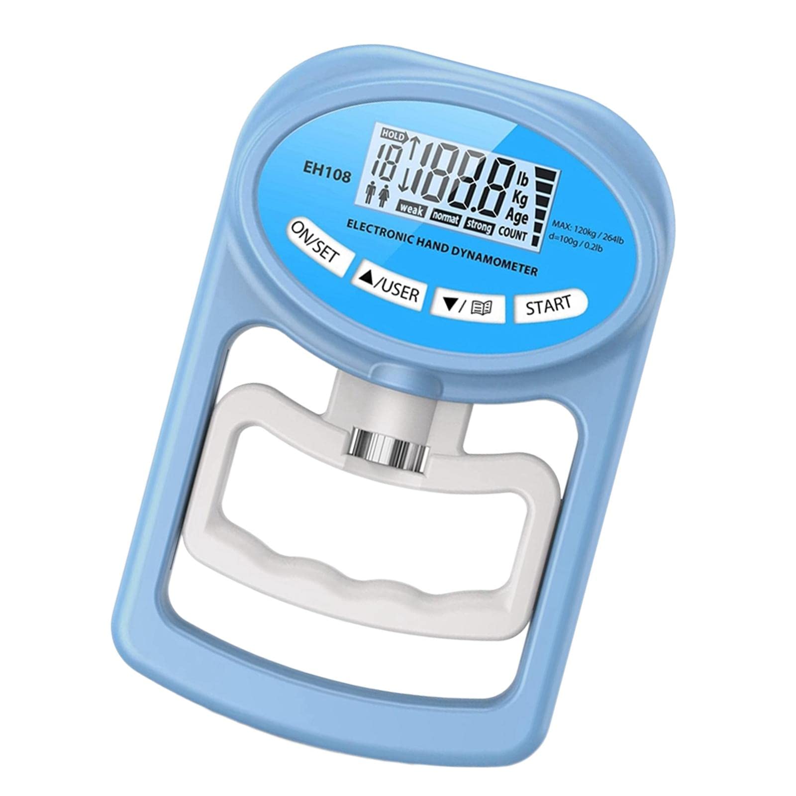 UJEAVETTE® Digital Display Hand Exerciser Portable for Sport Workout Accessories Blue-image-42