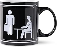 Vista 16 de Silver Buffalo The Office Schrute Farms - Taza de cerámica rústica esculpida en 3D, 20 onzas