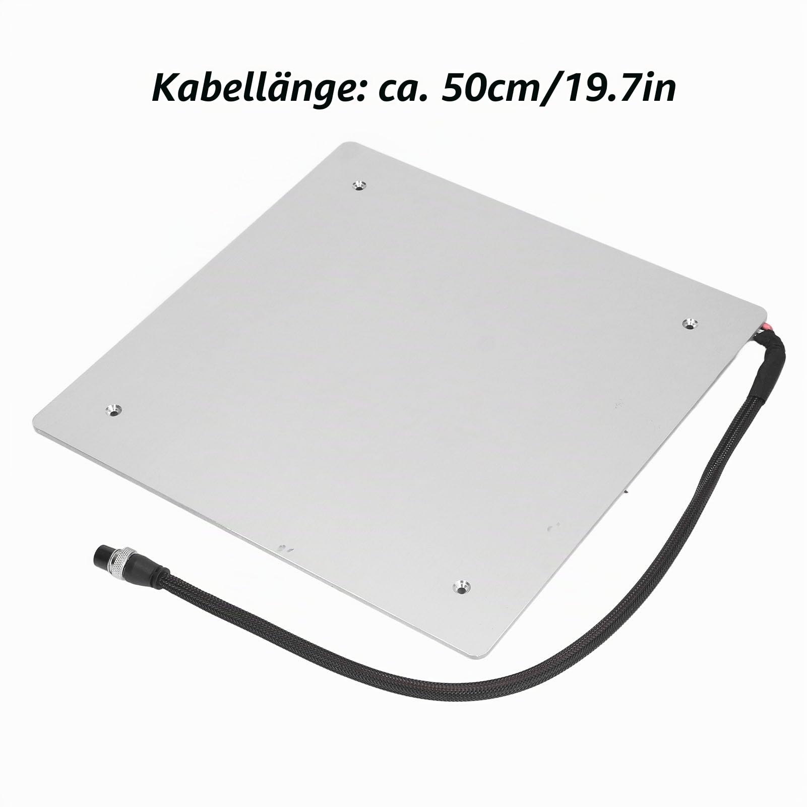 Heißbett aus Aluminiumlegierung für CR10 10S, 310 X 310 X 3 Mm, Ersatz-Heizbett für 3D-Drucker, 220 W, 12 V, Starke Kompatibilität