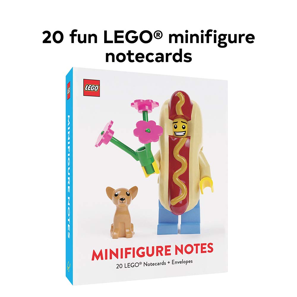 Lego<< Minifigure Notes: 20 Notecards and Envelopes - Image 3