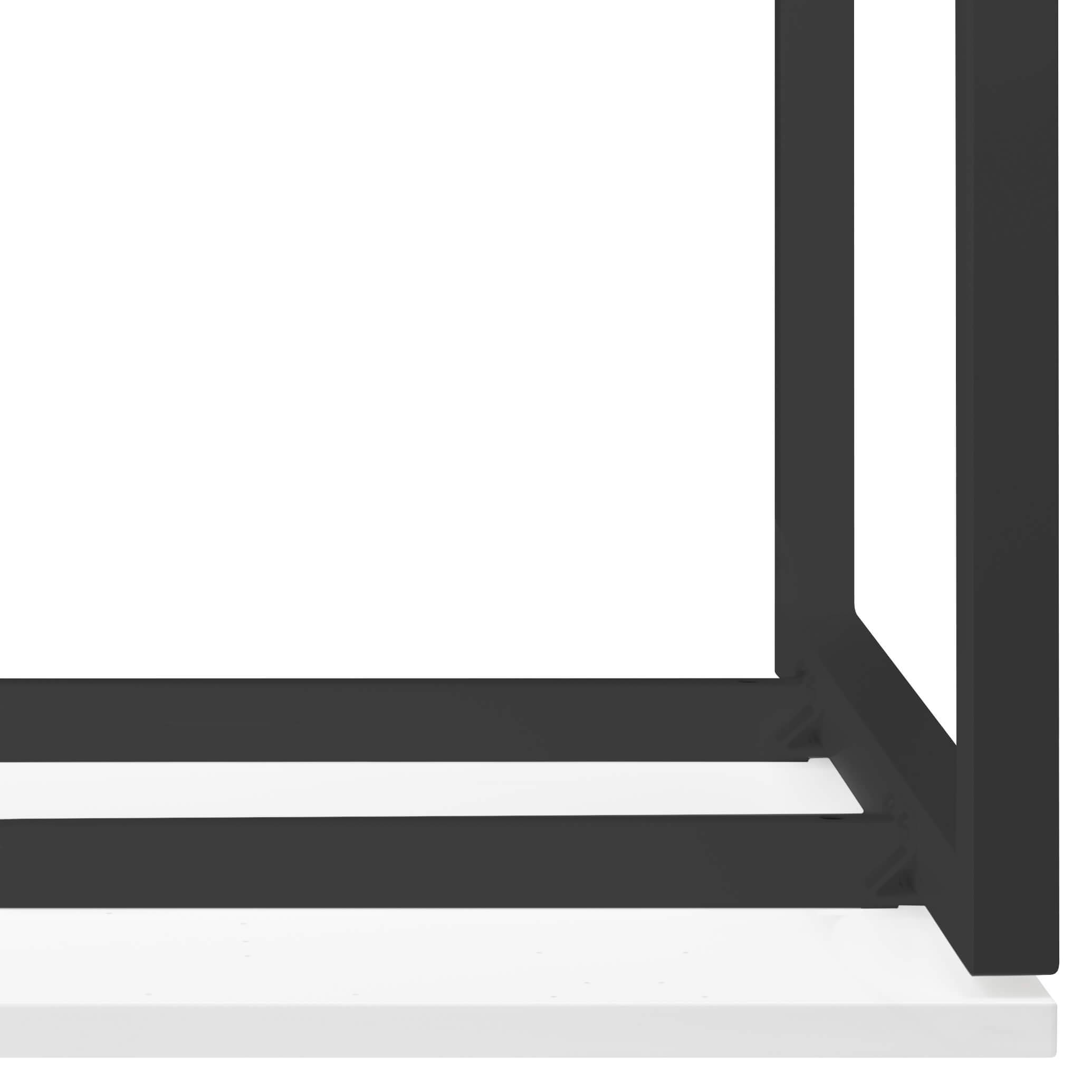 Weber Büroleben GmbH Tavolo da riunione professionale, 180 x 80 cm, NOVA U 4 – 6 Pers. Tavolo da conferenza, colore struttura: antracite
