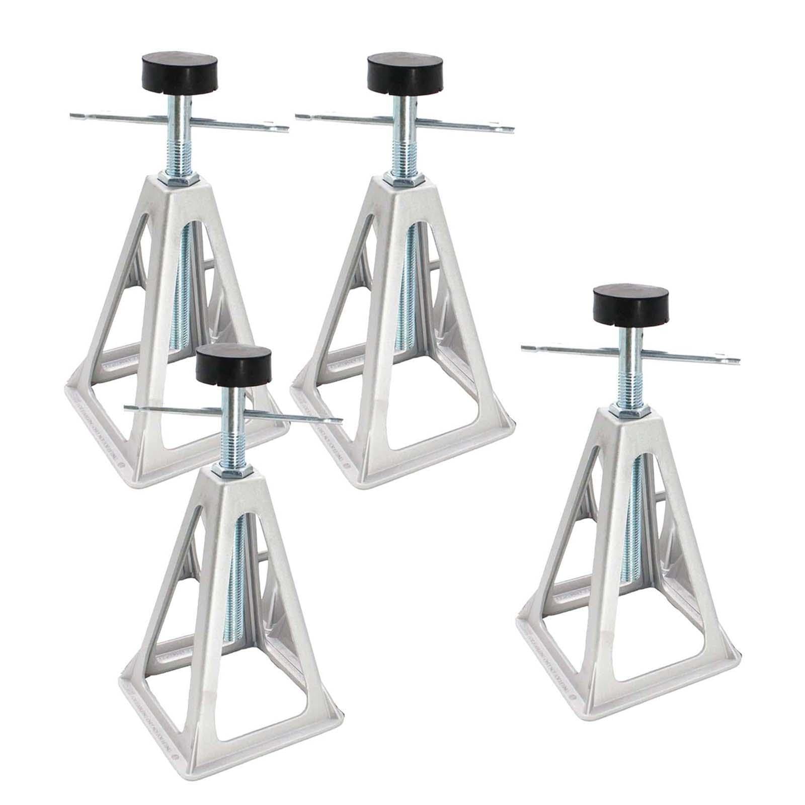 Supporti per roulotte Funzionali, Supporti Regolabili in Altezza, Strumento stabilizzatore in Alluminio per roulotte, Traino e attività all'aperto, Supporto stabilizzatore, Accessori Lega