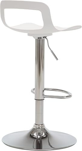 Miniatura 50 de NOBPEINT Taburete de bar giratorio ajustable con elevación de aire cromado contemporáneo, juego de 2, negro Negro -,Verde,Gris,Blanco