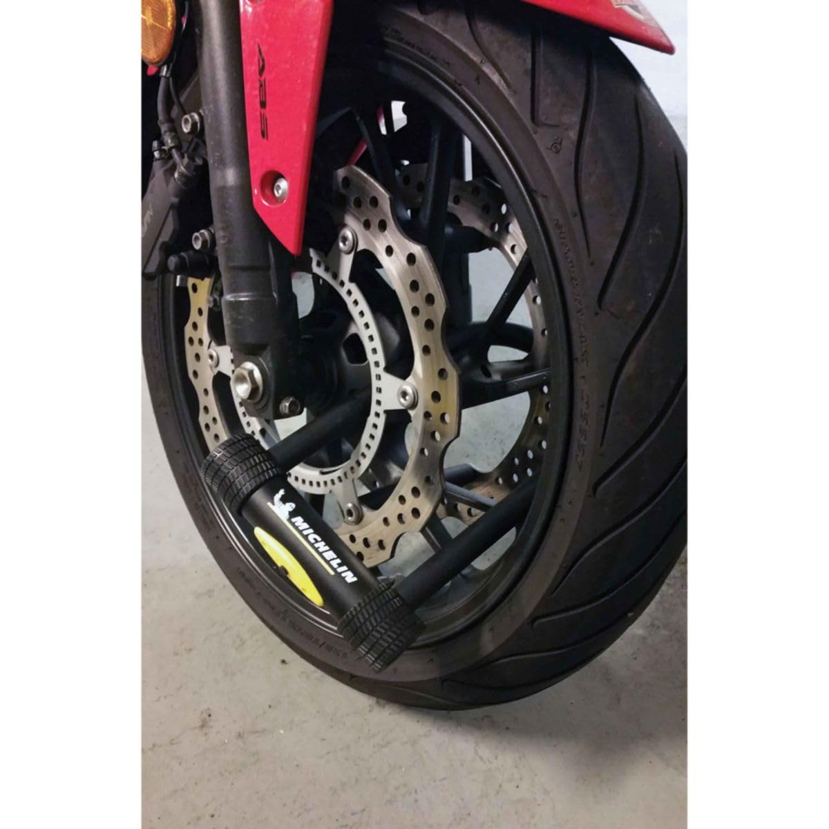 MICHELIN - Antivol U SRA 112x310 mm Ø18 mm - Sécurité 10/10 - Certifié SRA et Art - Acier trempé - Serrure à cylindres 7 disques - 3 clés fournies - Garantie 10 Ans