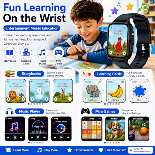 Image of Smart Watch for Kids (Black)