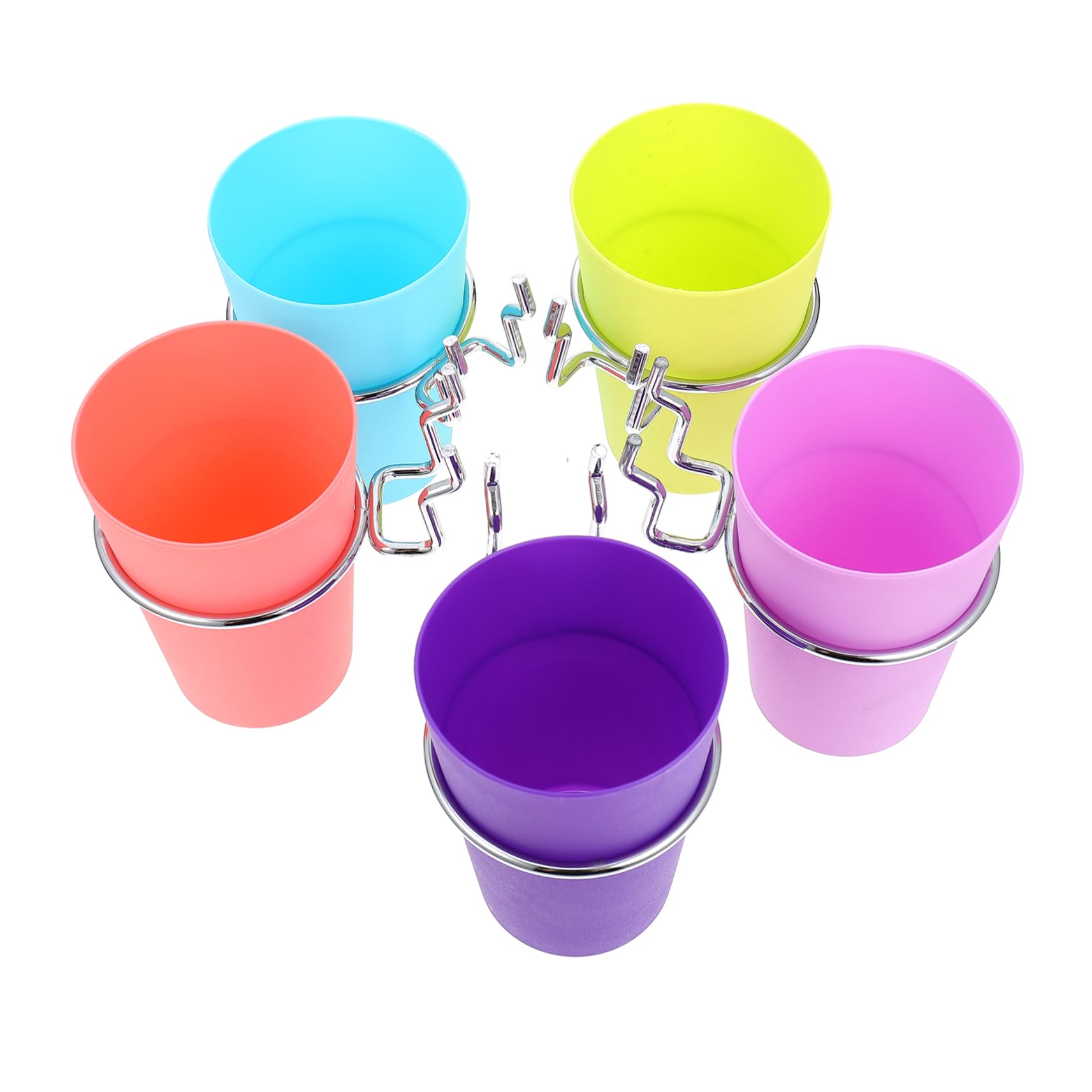PRETYZOOM Cup Holders Set of Round Home Mug Rack Versatile Storage for Daily Use Random Color