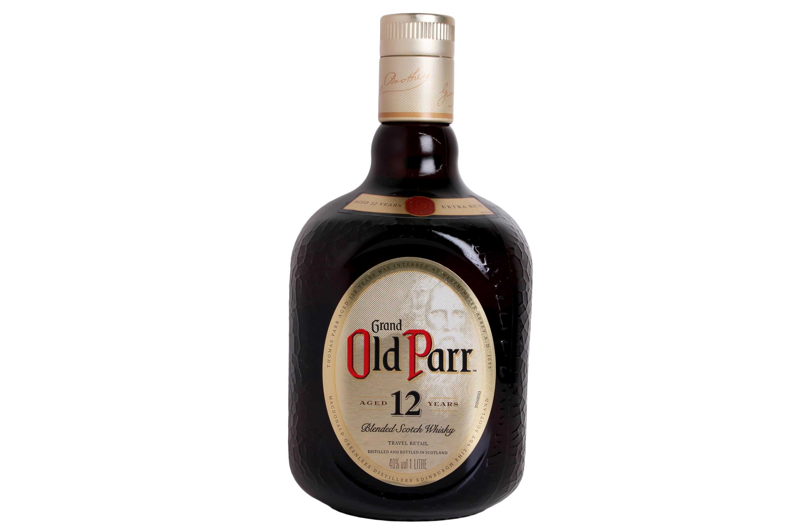 Old Parr オールドパー 12年 スコッチ ウイスキー 1L 1000ml 43％【未開封品】古酒 2本セット 奥深い味わいそのままに、コンパクトなサイズで新登場「オールドパー