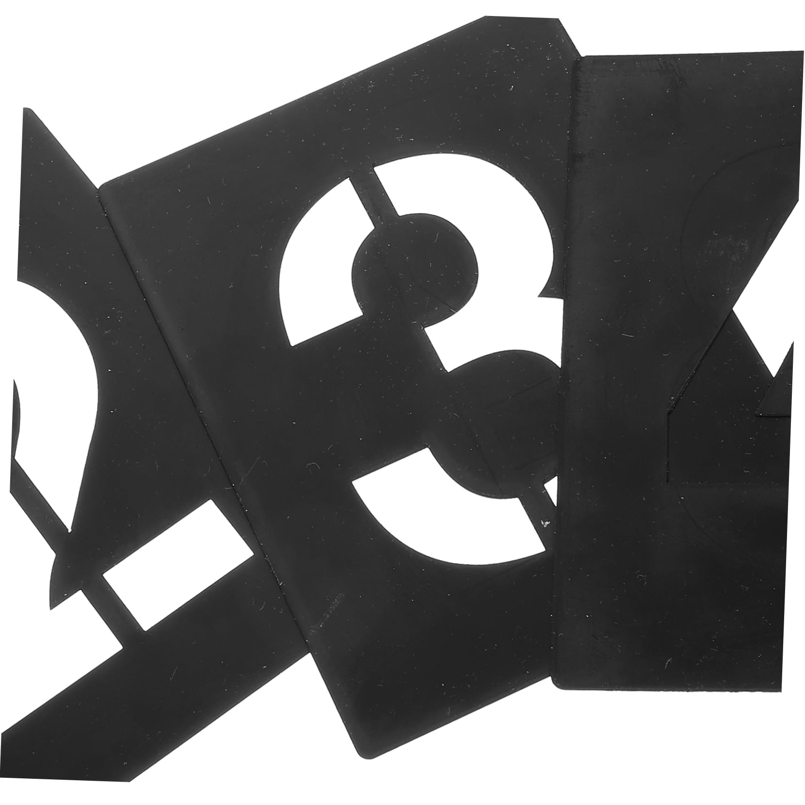 ARTIBETTER 3 Set Stencil per Template Riutilizzabili per Decorazioni e Te Facile Usare per Etichette